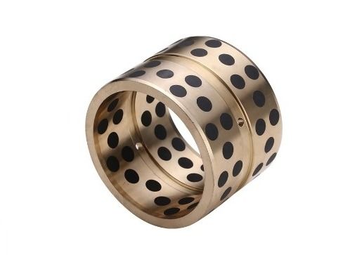 Bucha de bronze contínua da lubrificação CuZn25AI5Mn4Fe3 VSB-50 da grafite